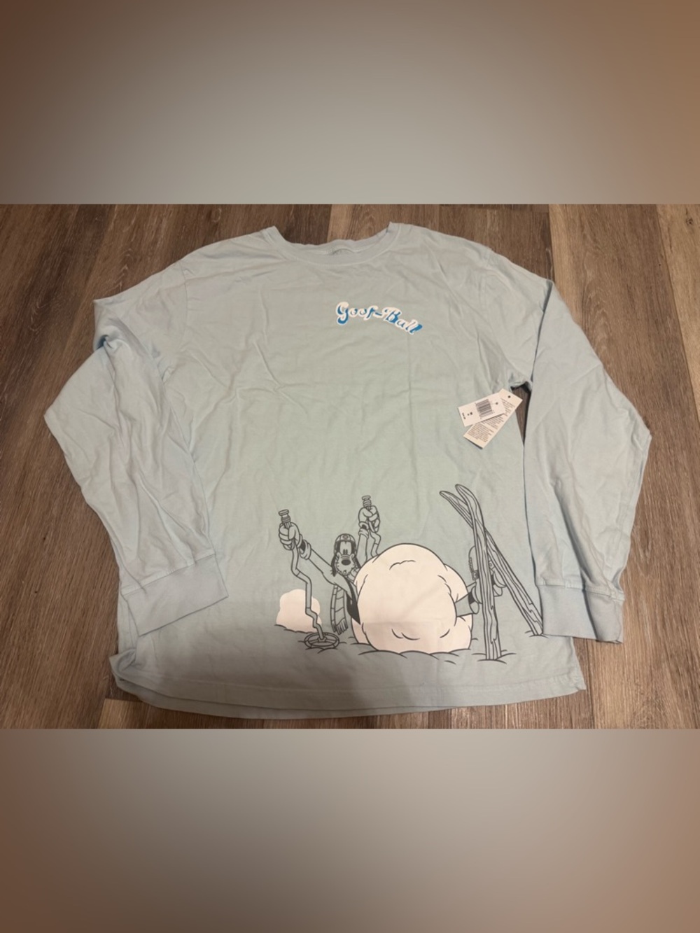 Disney Parks Goofy Goofball Long Sleeve Shirt Medium NWT